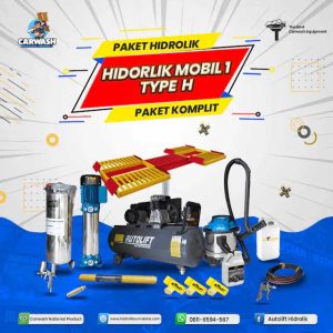 Paket Usaha Cuci Mobil 1 Hidrolik Tipe H