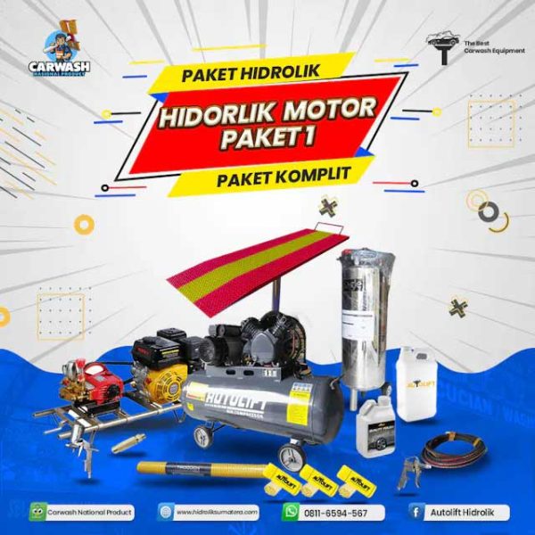 paket usaha cuci motor 1 hidrolik