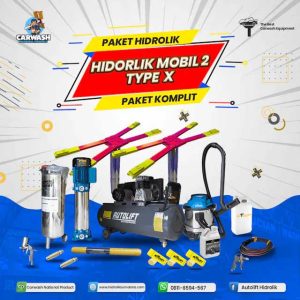 Paket Usaha Cuci Mobil 2 Hidrolik Tipe X