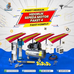 Paket Usaha Cuci Motor 4 Hidrolik