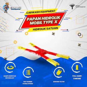 Papan Hidrolik Cuci Mobil Tipe X